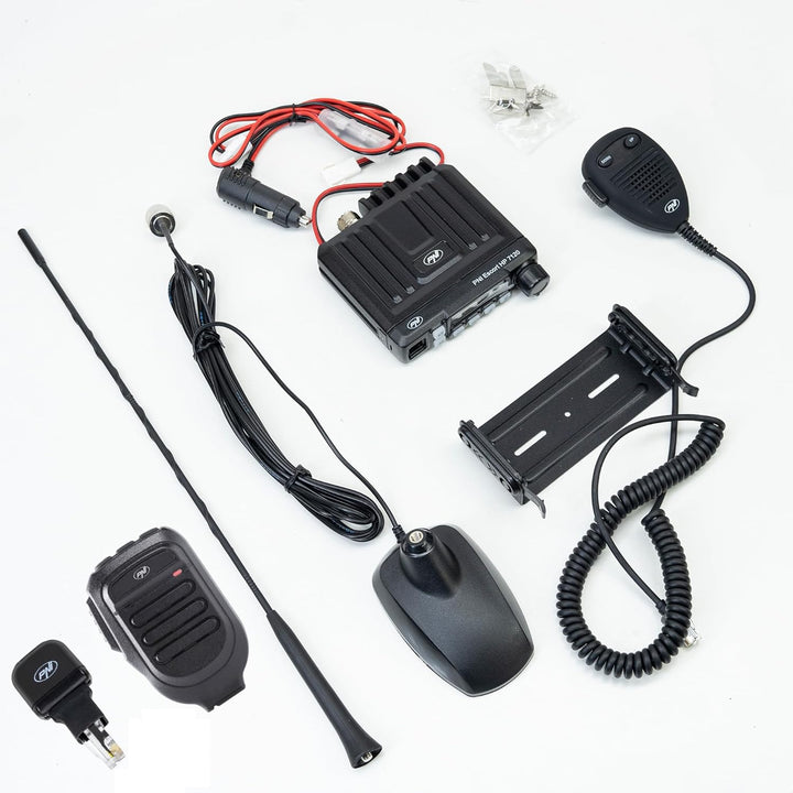 CB Radiosender Kit PNI Escort Hp 7120 ASQ mit CB Antenne PNI Extra 48 und zusätzlichem Mikrofon Dong