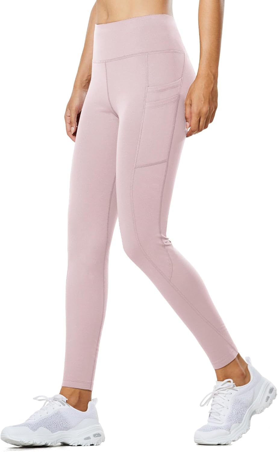 baleaf Damen Leggings Damen Reissverschlusstasche Sporthose Winter Thermo Legging gefüttert Fleeceho