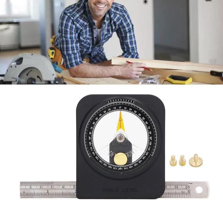Magnetischer Winkelmesser, magnetischer Winkelsucher, hohe Genauigkeit, klare Skala, tragbar für zu