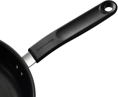 Fiskars Wok, Ø 28 cm, Für alle Kochfelder geeignet, Aluminium, Functional Form, Schwarz, 1027705, Wo