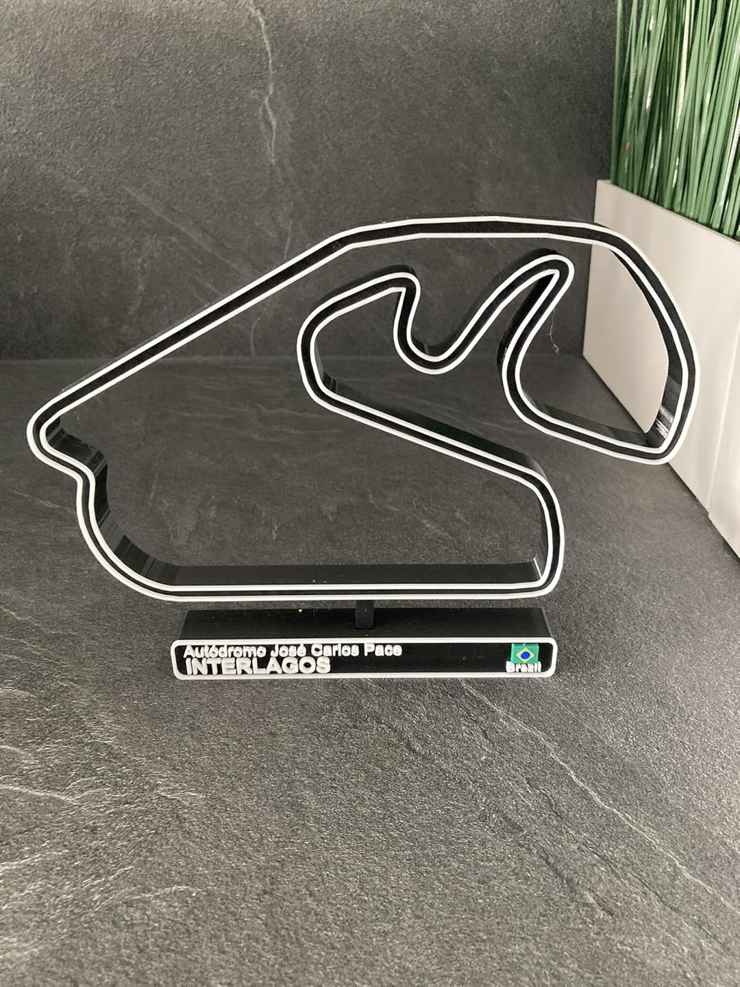 Interlagos Rennbahn, 3D-Rennbahn, Auto-Dekoration
