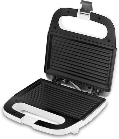 Ufesa SW7855 - Sandwichtoaster, 750 W, für 2 Sandwiches, antihaftbeschichtete Grillplatten, Betriebs