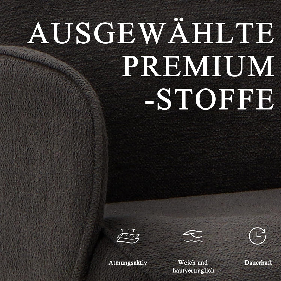 COLAMY High Back Shell-förmigen Bürostuhl, Moderne ergonomische Home Computer Schreibtischstuhl mit