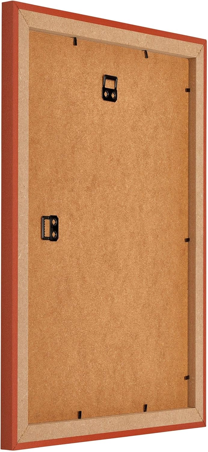 yd. Your Decoration - Bilderrahmen 75x100 cm - Orange - Billderrahmen aus MDF mit Acrylglas - Antire