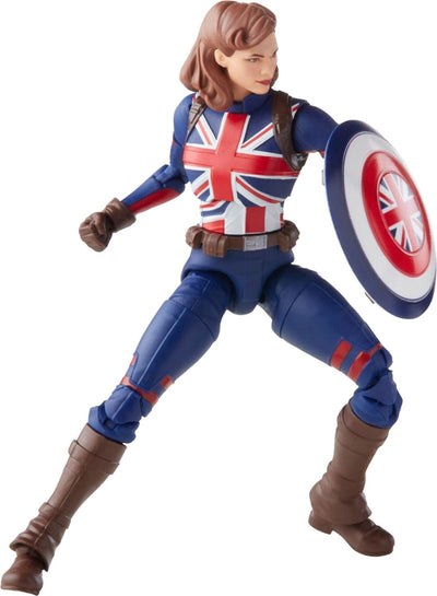 Hasbro Marvel Legends Series 15 cm grosse Captain Carter Figur mit Premium-Design, 1 Accessoire und