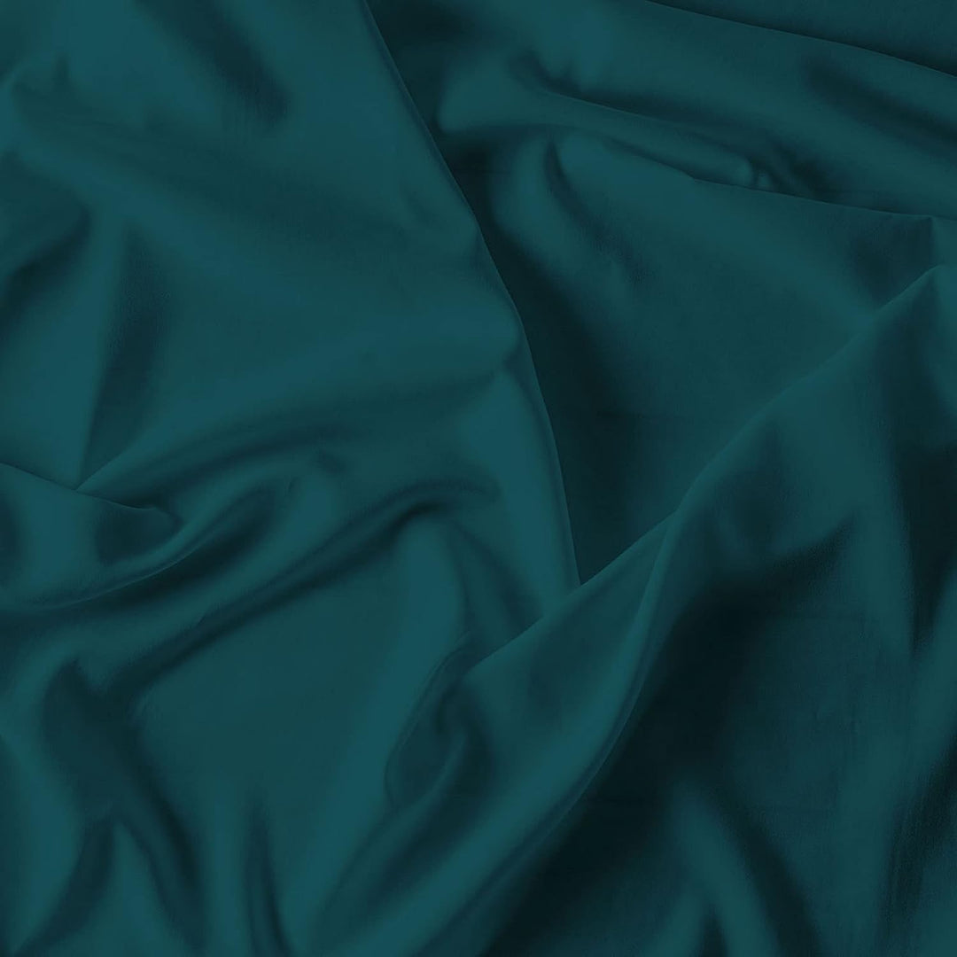 Italian Bed Linen Max Color Bettwäsche-Set, Benzin grün, Doppelte 2 Sitze Petrolgrün, 2 Sitze Petrol