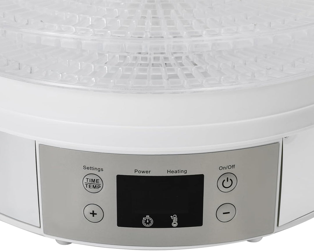 HarBin-Star Dürrautomaten, Food Dehydrator mit 5 stapelbaren und herausnehmbaren Tabletts, Einstellb