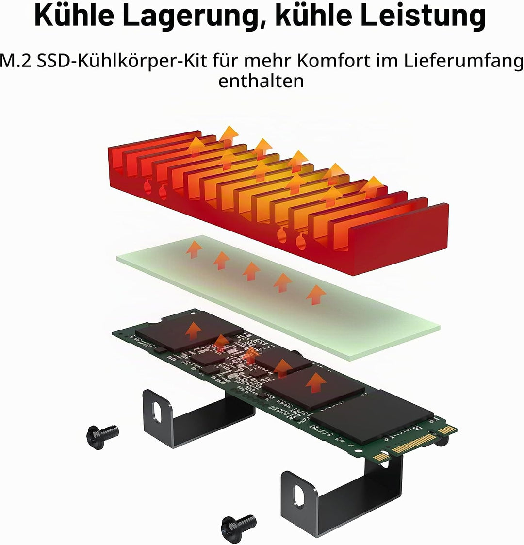 Akasa Turing WS, für Intel® NUC 12/13 Pro (Wall Street Canyon/Arena Canyon), Lüfterloses Gehäuse aus