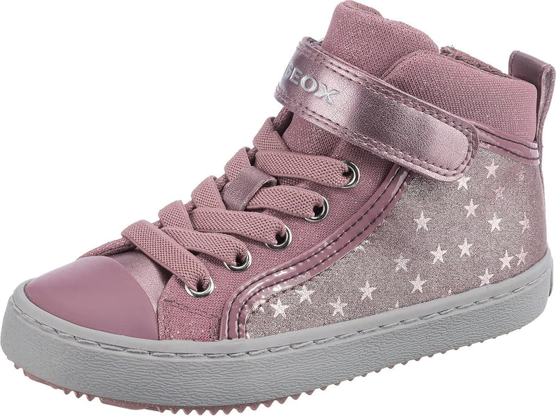 Geox Mädchen J Kalispera Girl I Sneakers 24 EU Rosa Dk Pink C8006, 24 EU Rosa Dk Pink C8006