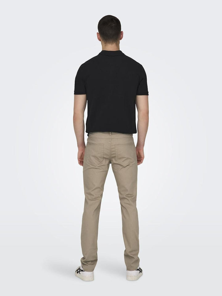 ONLY & SONS Herren Hose, Chinchilla