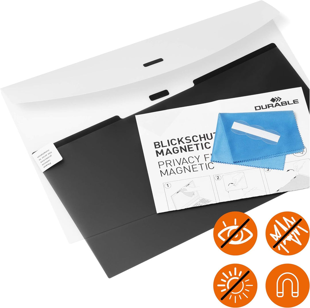 Durable Blickschutzfilter für MacBook Pro® 15, magnetische Befestigung, inkl. Tasche und Reinigungst