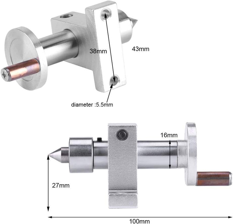 Miniatur Drehmaschine - Revolving Center Drehmaschine Doppellager Live Center Revolving Center mit S