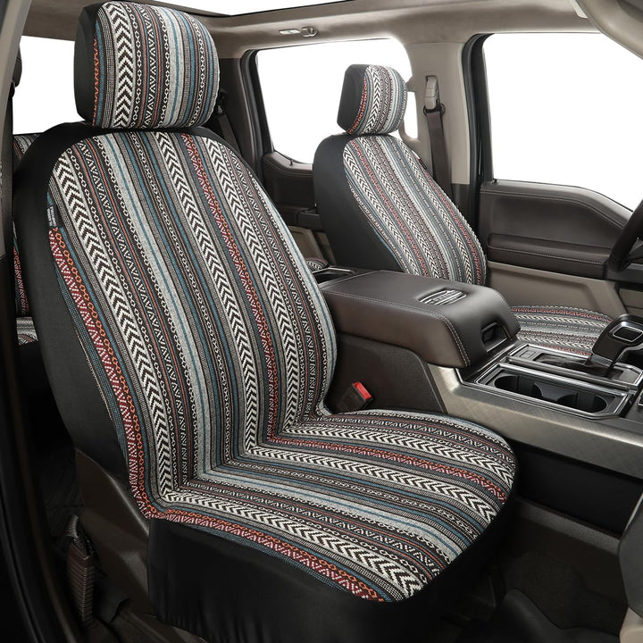 SOBONITO Auto-Sitzbezüge Set Universal,Bohème-Stil,Auto-Sitzschoner,Auto-Schonbezüge,Schweres Decken