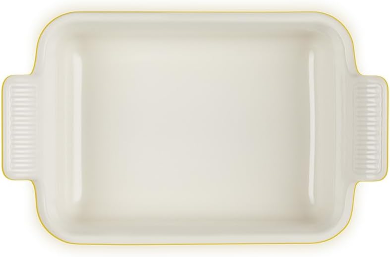 Le Creuset Rechteckige Auflaufform Tradition aus Steinzeug, 19 cm, 1.1 Liter, Nectar, 71102196720001