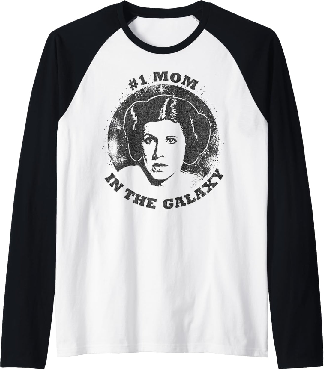Star Wars Muttertag Princess Leia #1 Mom In The Galaxy Raglan