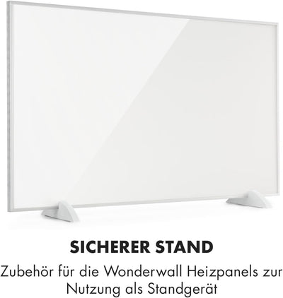 Klarstein Wonderwall Standfüsse für Wonderwall Infrarot-Heizung - Kunststoff, 2 Stück, Zubehör,