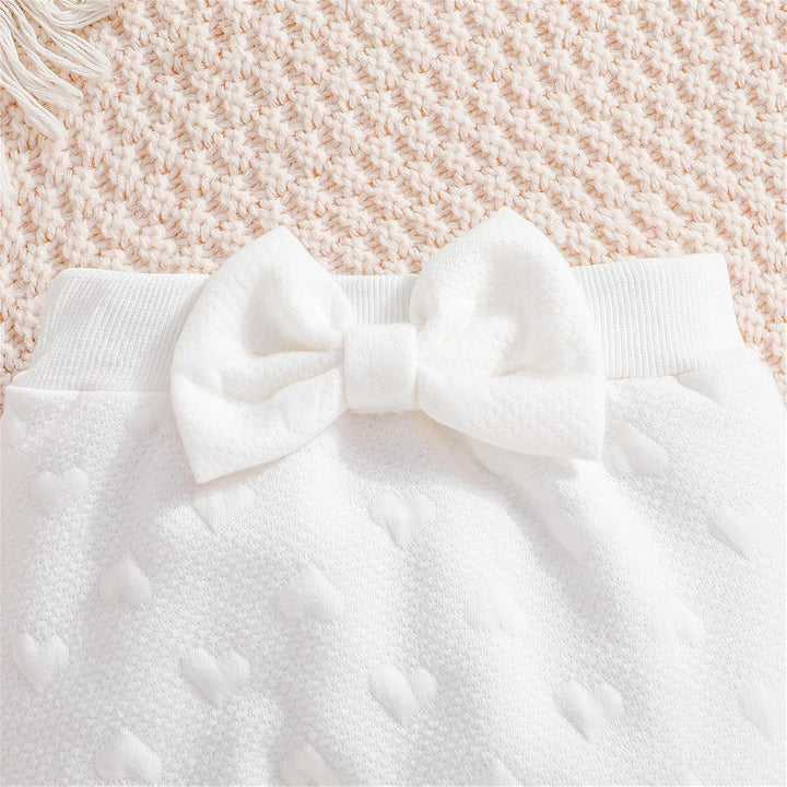 Kleinkind Baby Mädchen Outfits Langarm Sweatshirt Top Hose mit Fliege Kleinkind Herbst Winter Kleidu