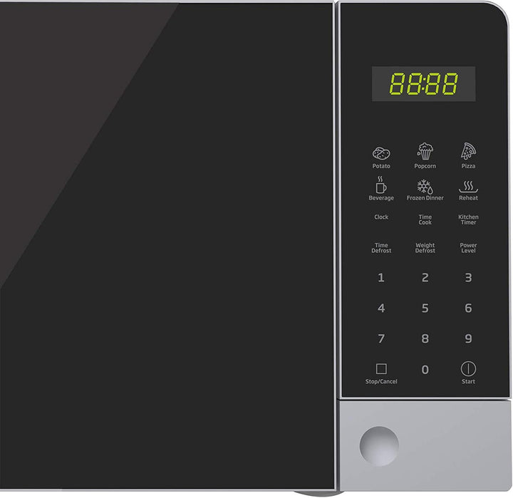 Beko MOC201103S Mikrowelle, digital, 20 l, 700 W, Silber, 45,2 x 32,5 x 23,7 cm Silber / Schwarz, Si