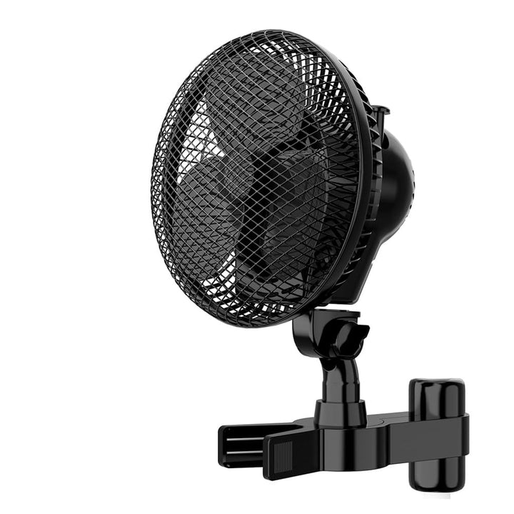 CEWROM Grow Ventilator mit Clip EC-Motor, 10 Stufen Klemmventilator, Grow Clip-Ventilator Klemmbar f