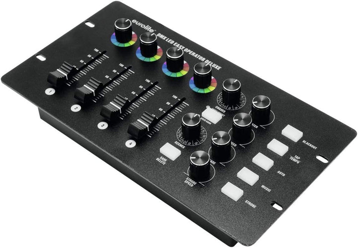 EUROLITE DMX LED EASY Operator Deluxe | DMX-Controller für 4 LED-Scheinwerfer