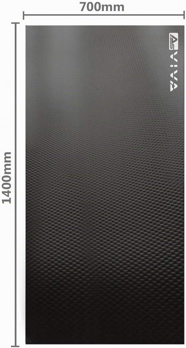 AsVIVA Bodenschutzmatte UM2-136x67 cm - Fitnessmatte für Yoga &amp; Bauchmuskeltraining - Unterlegmatte