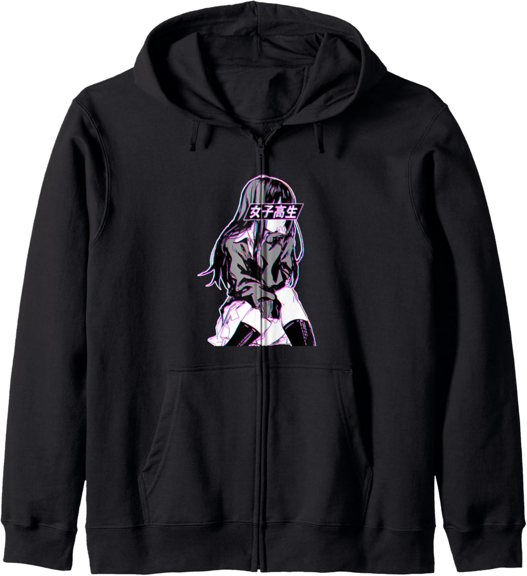 Japanische Anime Vaporwave Geschenke Tees Otaku Shirts Kapuzenjacke