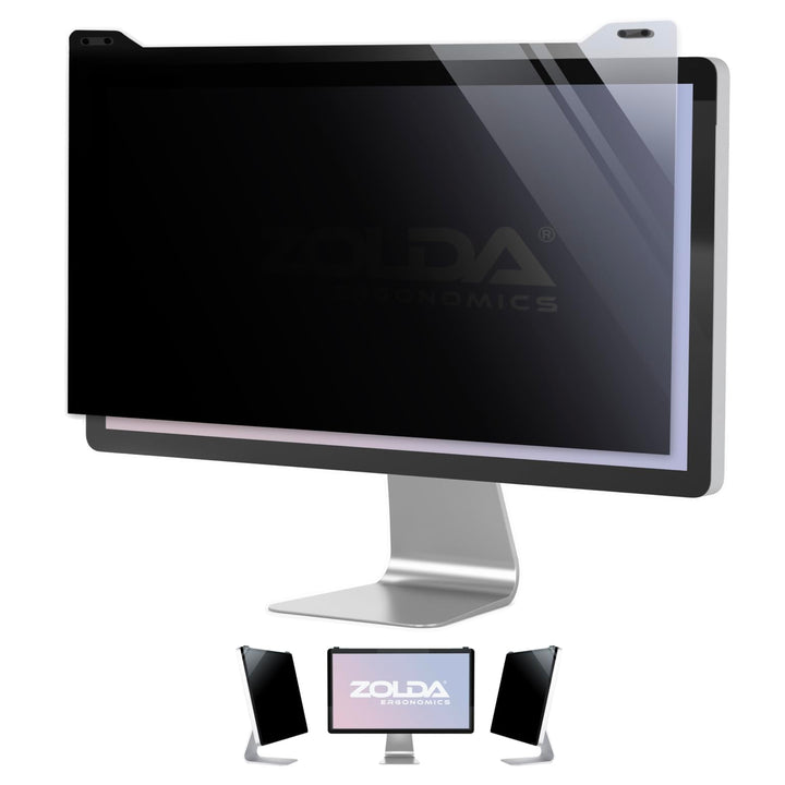 Zolda Sichtschutzfilter für Monitor - Blickschutzfilter, Sichtschutz, Anti-Blaulicht, Schutzfolie. S