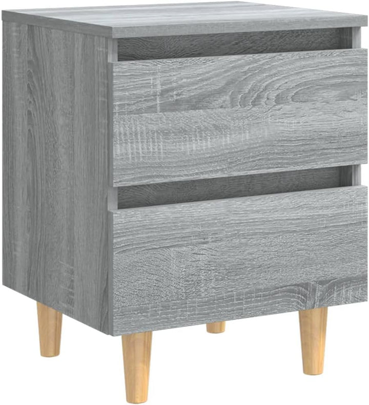 FIRBNUS Bedside Table Nachtkonsole Beistelltisch mit Stauraum Night Stand Nachttisch mit Massivholz-