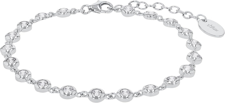 s.Oliver Armband Edelstahl Damen Armschmuck, mit Glas, 16+4 cm, Gold, Infinity, Kommt in Schmuck Ges