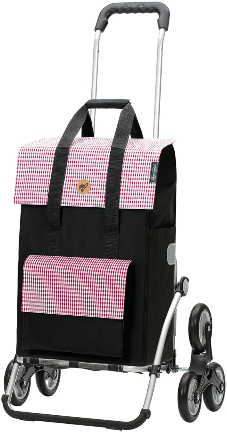 Andersen Shopper Royal Treppensteiger und 49 Liter Tasche Milla rot Rot.