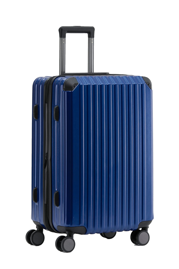 M816 TSA-Schloss Koffer Reisekoffer Trolley Hardschale Boardcase (Diamondblau, Kleiner Koffer), Diam