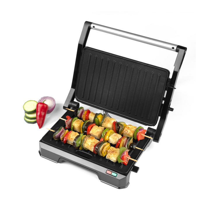Progress EK5854P 2-in-1-Gesundheitsgrill - Panini-Presse, elektrischer Grill mit Antihaft-Platten, ö