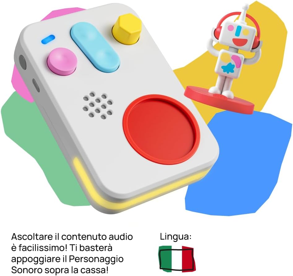 FABA + Interaktiver Geschichtenerzähler für Kinder mit Audioinhalten von 0 bis 10 Jahren, Audiobox m