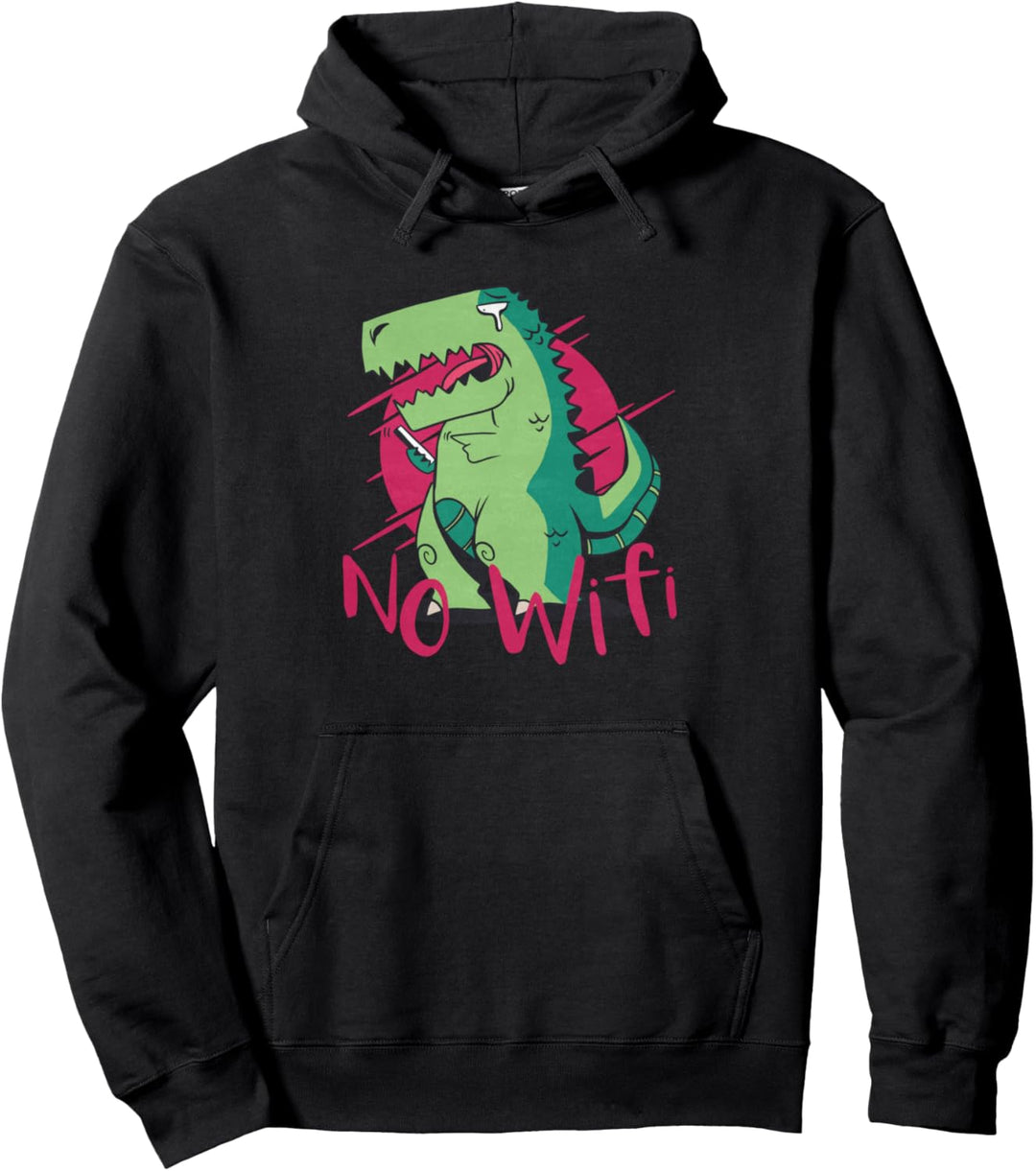 T-Rex Smartphone Kein WLAN Pullover Hoodie
