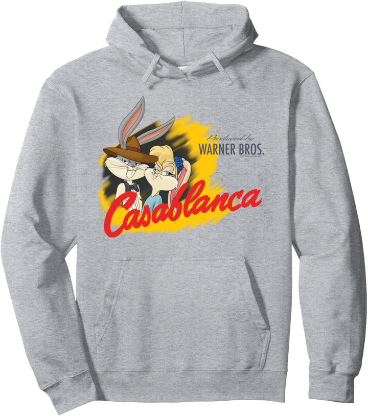 WB 100: Looney Tunes Casablanca Mashup With Bugs & Lola Pullover Hoodie
