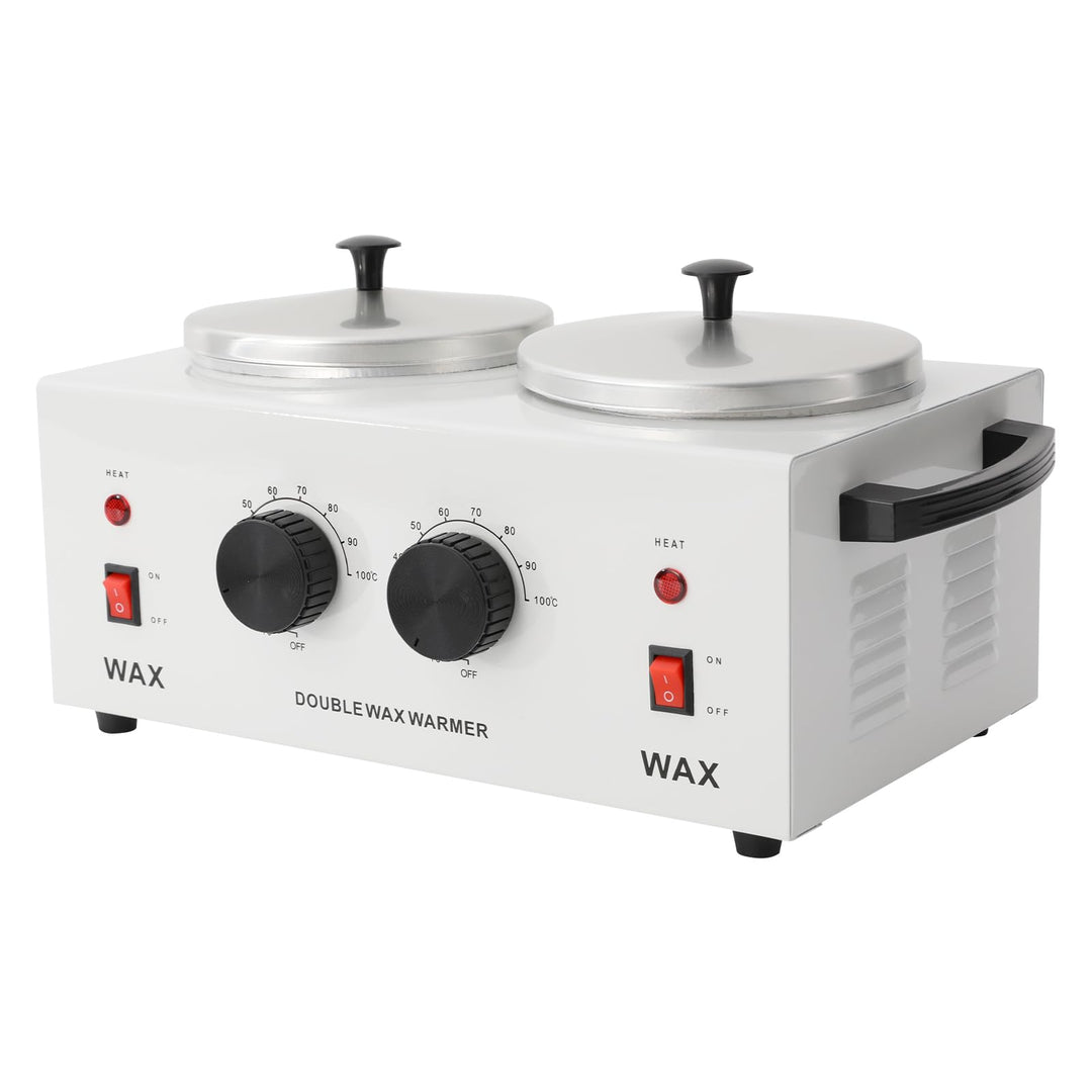 Doppelter Wachswärmer Wachs Haarentfernung 200W 220-240V Elektrischer Wachsschmelzer 400ml Pro Topf