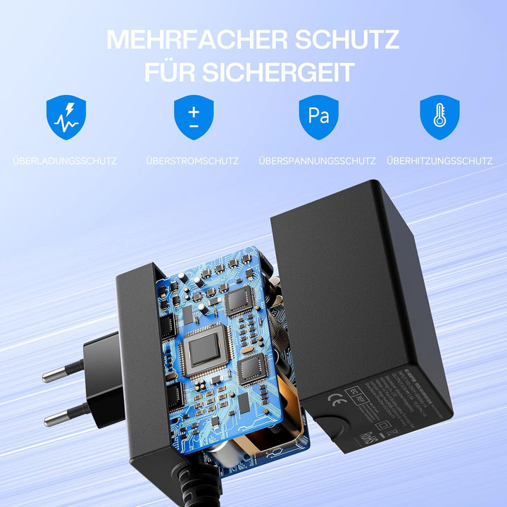Netzteil für Switch/Switch OLED, PD Typ C Ladegerät unterstützt TV und Handheld Modus Reise Charger