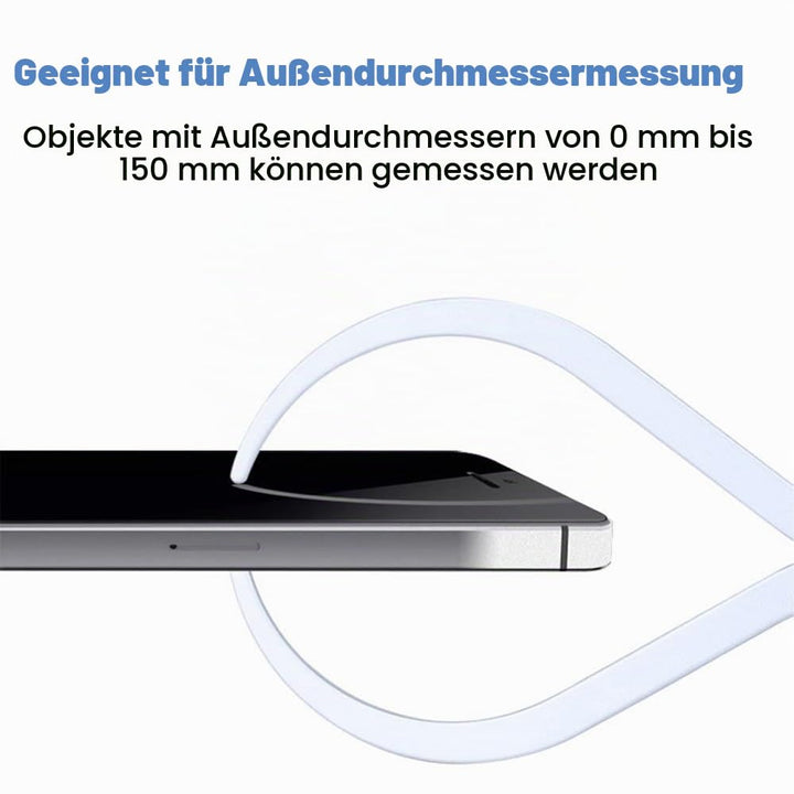 Digitales Dickenmessgerät, 200 mm/ 8 Zoll Digitaler Externer Messschieber Dickenmesser Elektronische