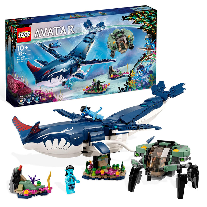 LEGO 75579 Avatar Payakan der Tulkun und Krabbenanzug, The Way of Water Ozean Spielzeug zum Bauen mi