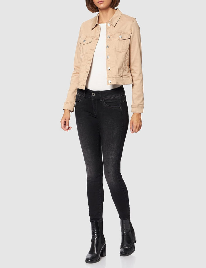 G-STAR Damen Lynn Mid Waist Skinny Jeans 23W Schwarz (Dusty Grey D06746-b472-a799), 23W Schwarz (Dus