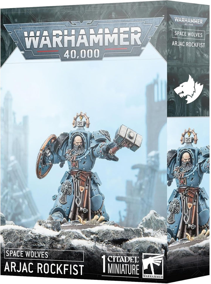 Games Workshop - Warhammer 40.000 - Space Wolves - Arjac Rockfist