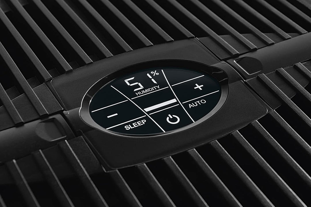 VENTA LW25 Comfort Plus Luftbefeuchter, für Räume bis 45 qm, 8 W, brillant schwarz Brillant Schwarz