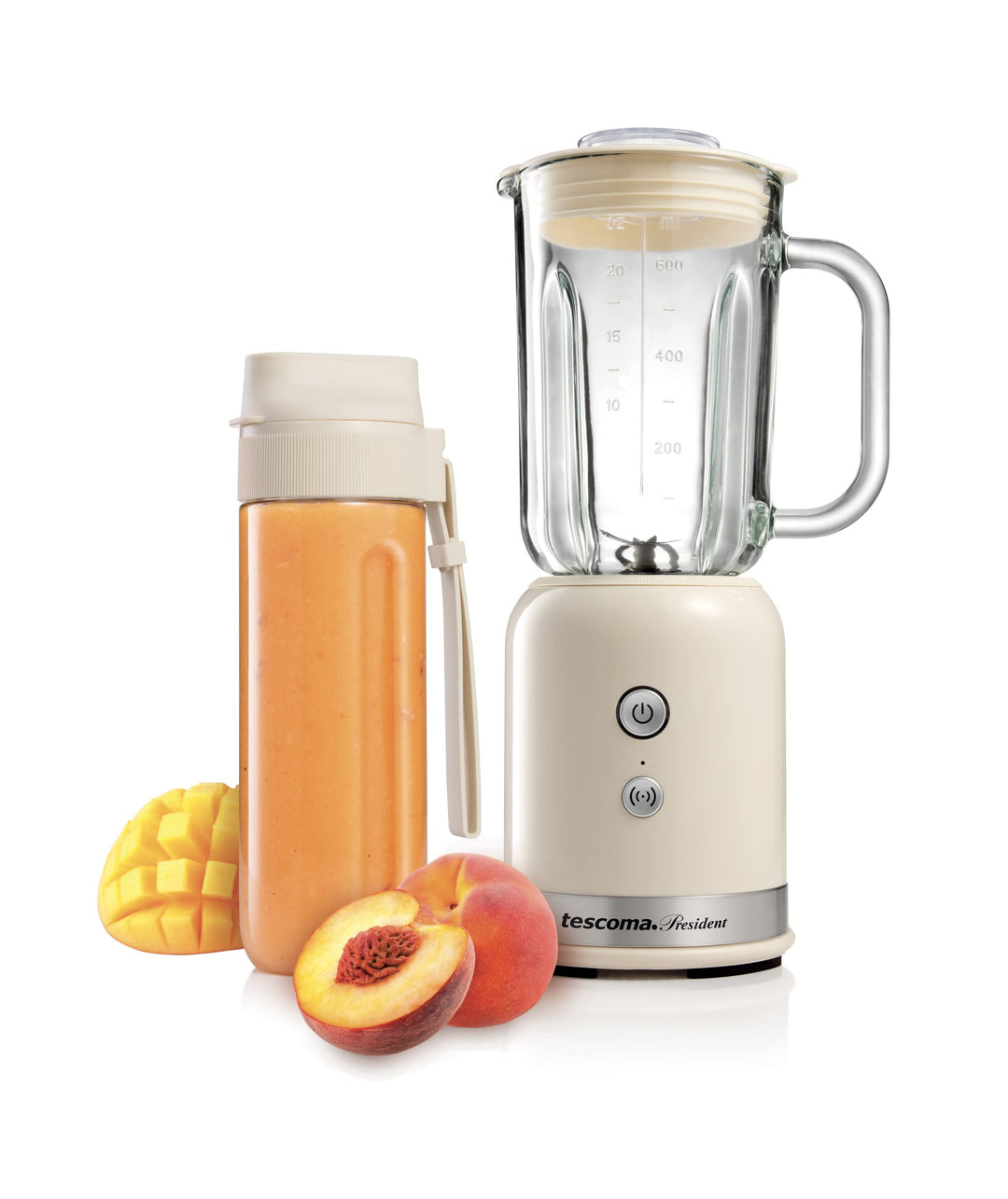Tescoma Smoothie-Mixer PRESIDENT 0,6 l, cremefarbig Cream, Cream
