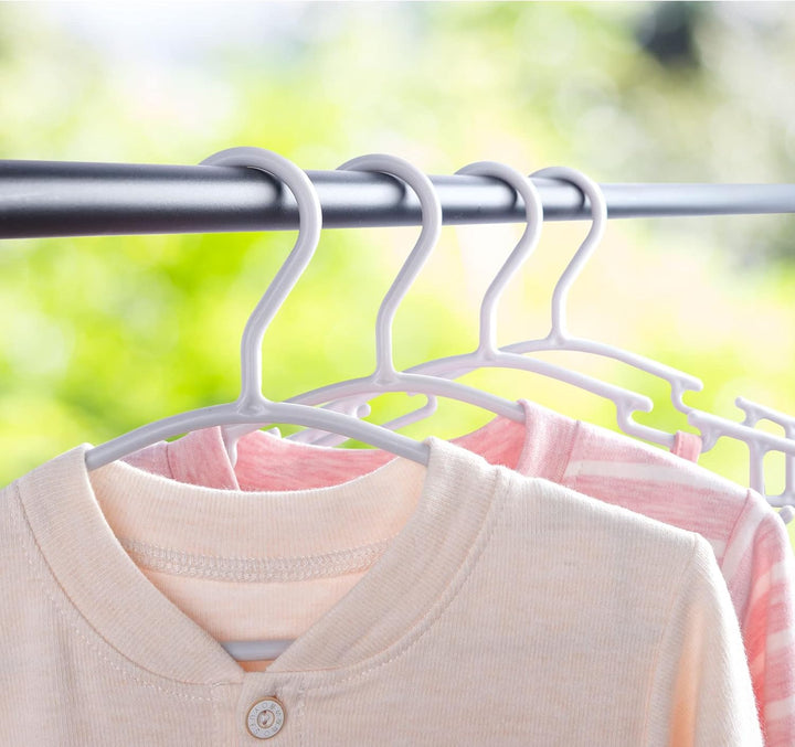 ilauke 36 Stück Kleiderbügel Kinderkleiderbügel Set, Baby Kleiderbügel Hangers aus Kunststoff, Aufbe
