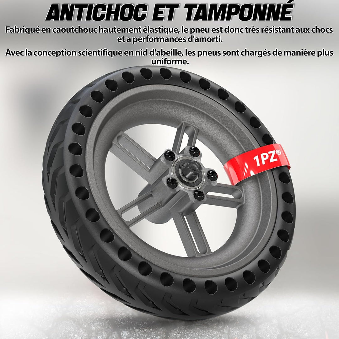 1PZ F8P-X1M 8 1/2 x 2 Solid Reifen für Xiaomi M365, 8,5 Zoll Ersatzreifen mit original kugelgelagert