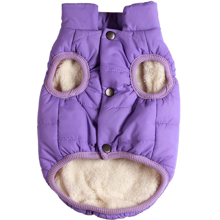 JoyDaog Fleece Hundejacke für Winter kaltes Wetter, Extra Weicher Hundemantel für Mittlere Hunde, Wi