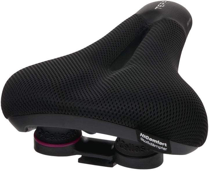 Terry Fisio ClimaVent Gel Max Woman Sattel mit Light FeC Stahl-Gestell und ClimaVent Obermaterial in
