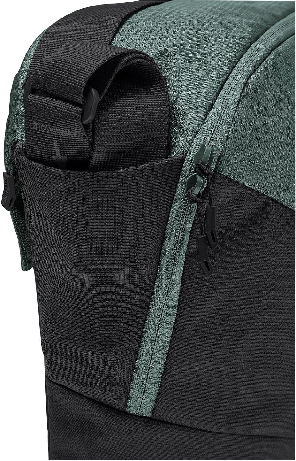 VAUDE Unisex Cycle Messenger M Fahrradtaschen Einheitsgrösse Black/Dusty Forest, Einheitsgrösse Blac