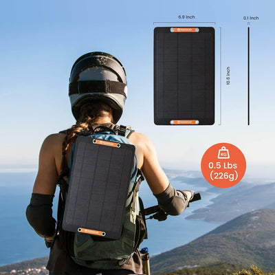 2Pcs SolarPanel mit USB Anschluss, 6W 5V Solarladegerät,IP67 Wasserdichtes USB solar Charger für DIY