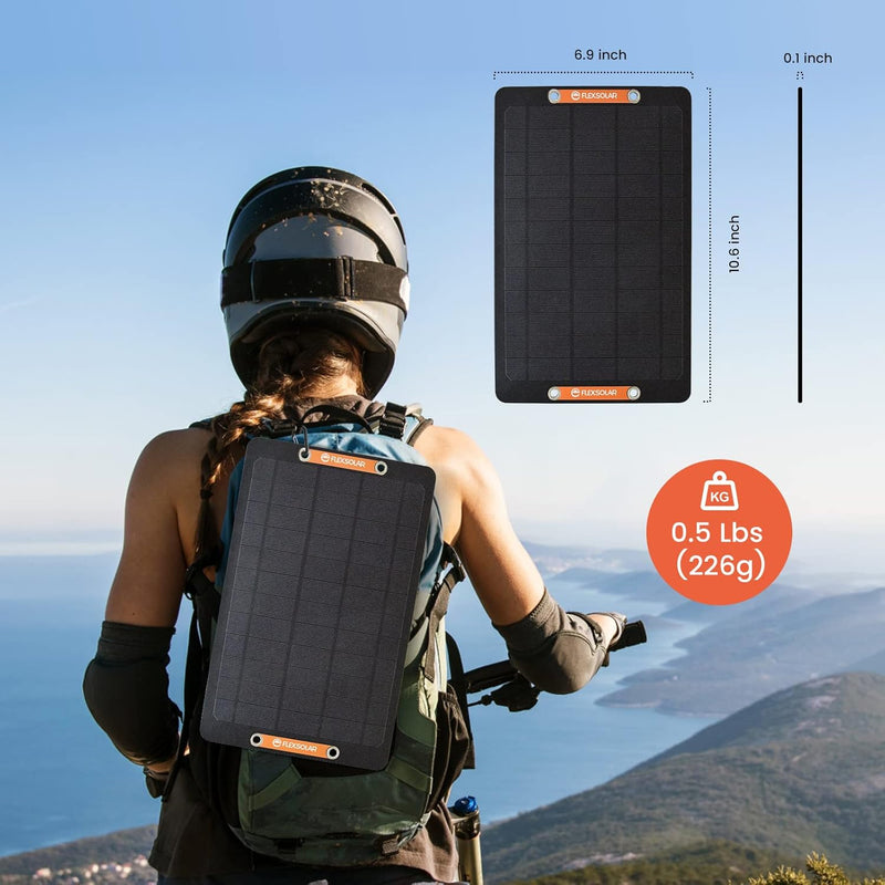2Pcs SolarPanel mit USB Anschluss, 6W 5V Solarladegerät,IP67 Wasserdichtes USB solar Charger für DIY